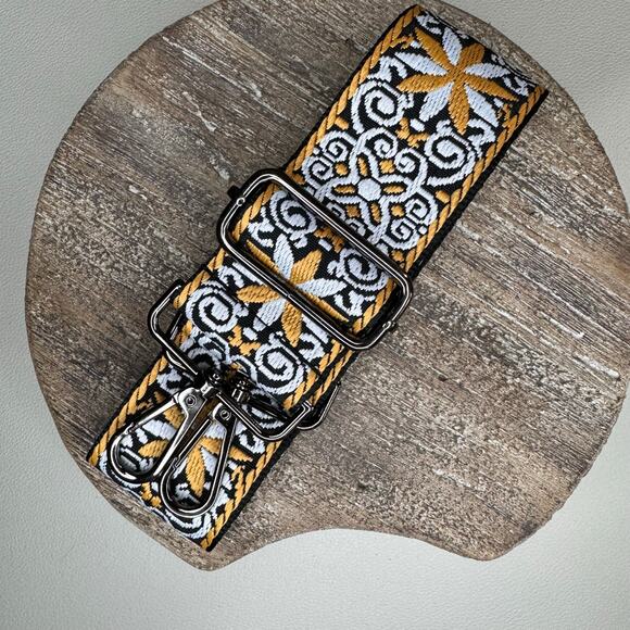 Wide Boho Purse Strap Adjustable Crossbody Guitar Strap NEW FAST SHIP - Picture 1 of 4